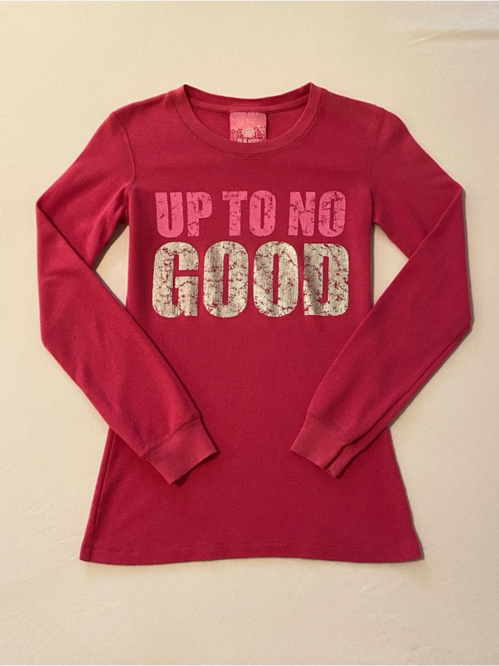 La Senza Waffle Knit Graphic Longsleeve